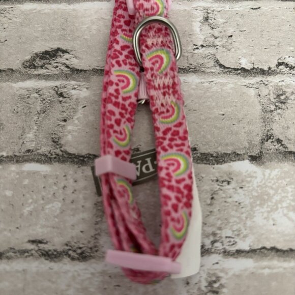 Top Paw Pink Cheetah/Rainbow Dog Collar Size XS NWT - Picture 3 of 3